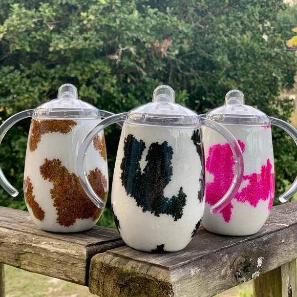 COW PRINT SIPPY CUP - Picture 2 of 2
